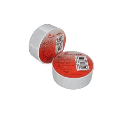 3M Temflex İzole Elektrik Bandı 18mm 1300e Beyaz 10 ADET