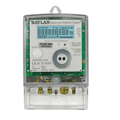 BAYLAN MONOFAZE DİGİTAL ELEKTRİK SAYACI