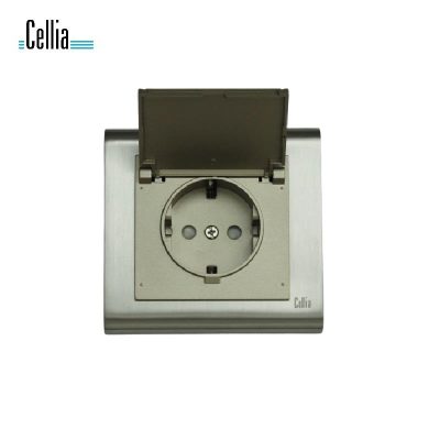 MAKEL CELLİA KAPAKLI TOPRAKLI PRİZ MEK+TUŞ+ÇERÇEVE (DORE)