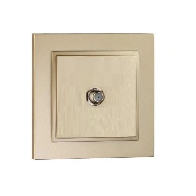 MAKEL  KAREA UYDU PRİZİ TEKLİ GEÇİŞLİ MEK+TUŞ (DORE)