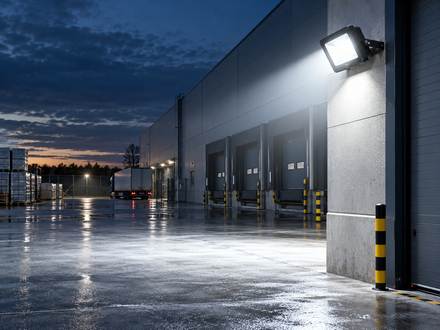 Global 100W LED Projektör 6500K Beyaz Işık 7000 Lümen IP65